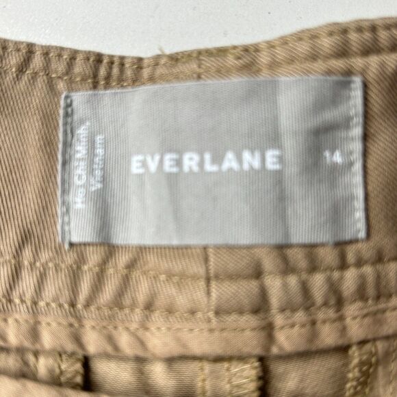 Everlane The Draper Tapered Pant in Buttersmooth Ash Brown Women's 14 NWOT - Picture 3 of 9